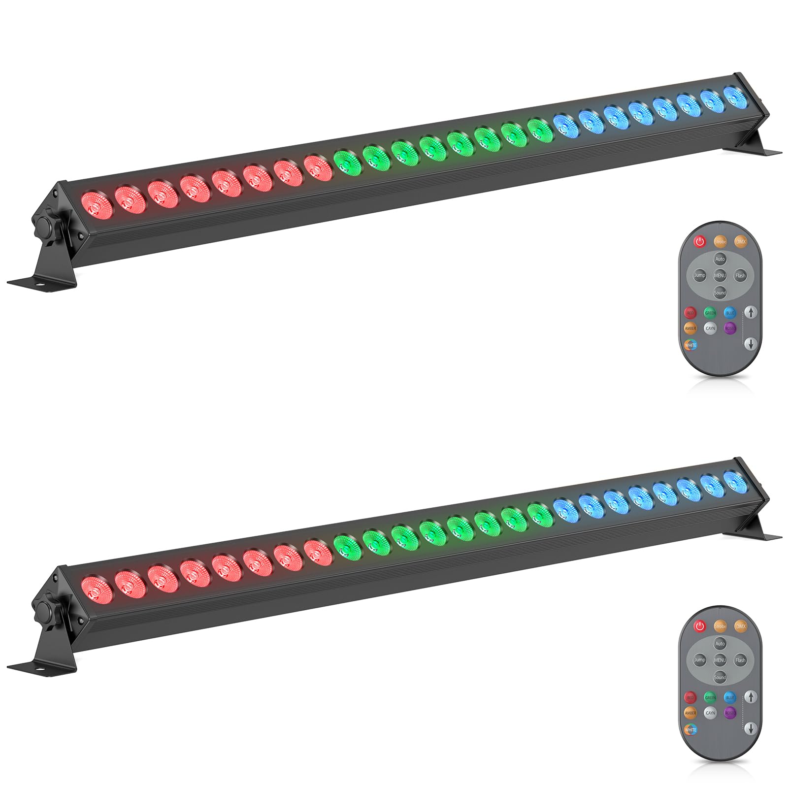 Amazon.co.jp: U`King 72W 24LEDS 舞台照明 ステージライト ウォッシュ